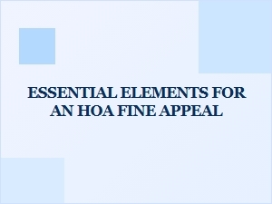 Guide to Appealing an Hoa Fine