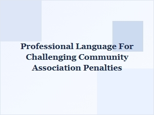Effective Strategies to Contest Association Penalties
